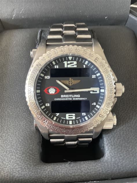 pre owned breitling emergency watches|blackwater Breitling watch for sale.